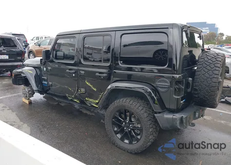 2021 Jeep Wrangler 4Xe Unlimited Sahara 4X4 из США, поврежденный, VIN 1C4JJXP66MW765558
